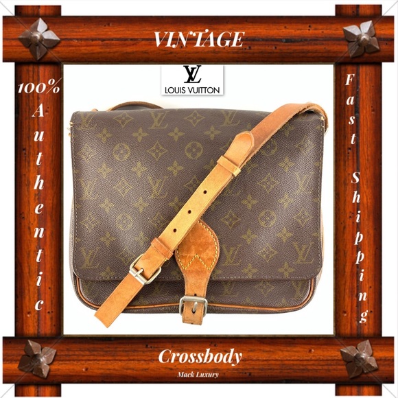 Louis Vuitton Handbags - Louis Vuitton Crossbody Bag GM Leather Brown
